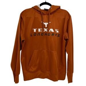 Texas Longhorns Orange Long Sleeve Hoodie Sweatshirt Stadium Athletics M